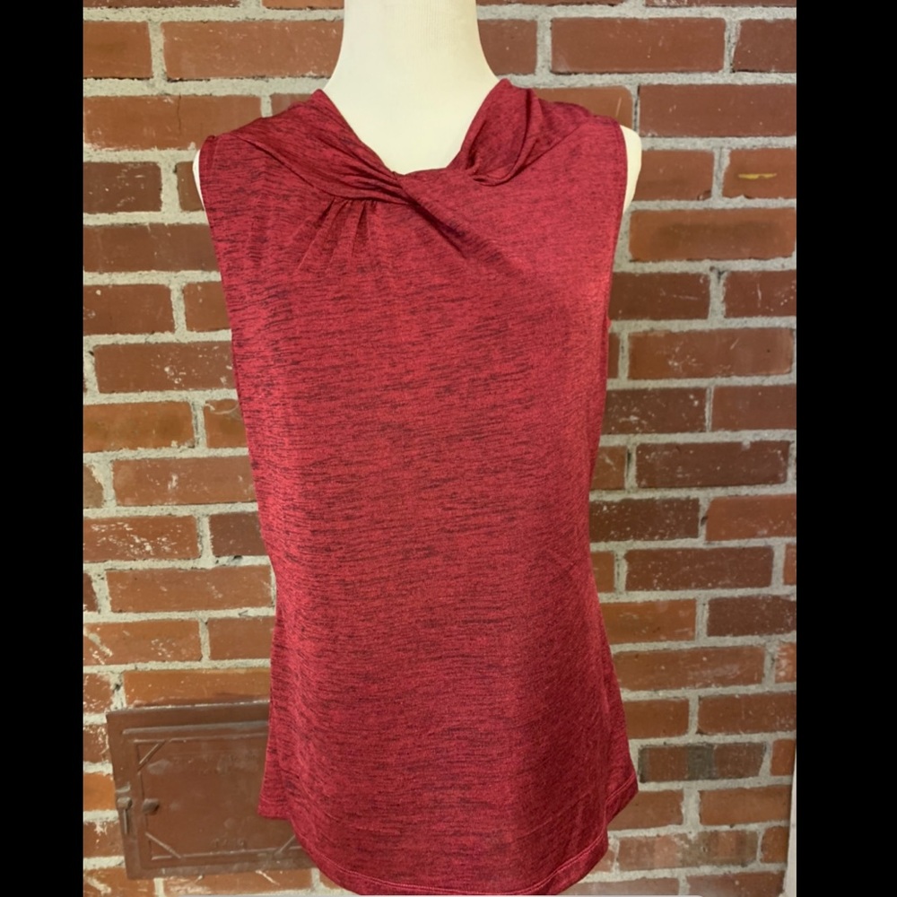 Liz Claiborne Career Pink Drape Shell Tank - Size Medium